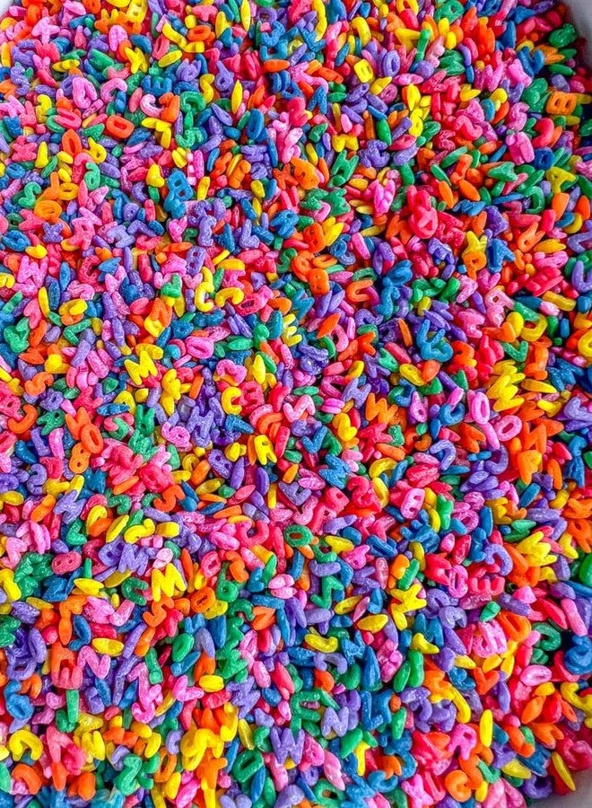 Sensory-N-Stuff Pasta Sensory Bin Filler for Sensory Table - Colored Pasta for Sensory Play (Rainbow Alphabet Pasta, 4 Cup) - Image 2